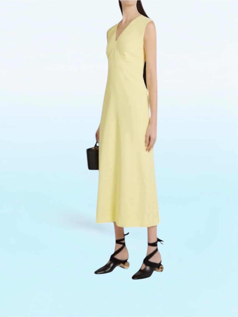 New! EMILIA WICKSTEAD Silk Blend Maxi Dress Size 12